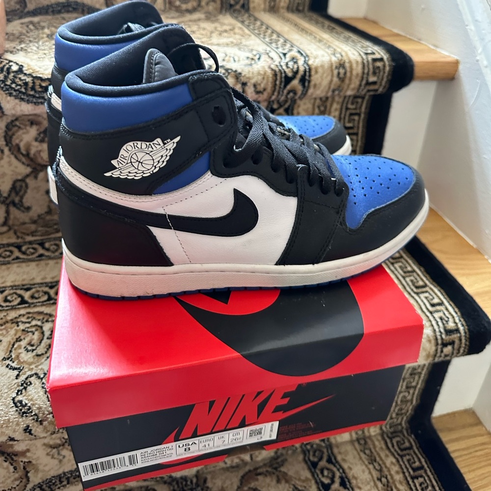 Nike Air Jordan 1 Retro OG high royal toe sneaker